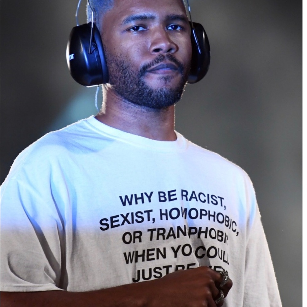 Greenbox Shop WHY BE RACIST ? Frank Ocean T-shirt